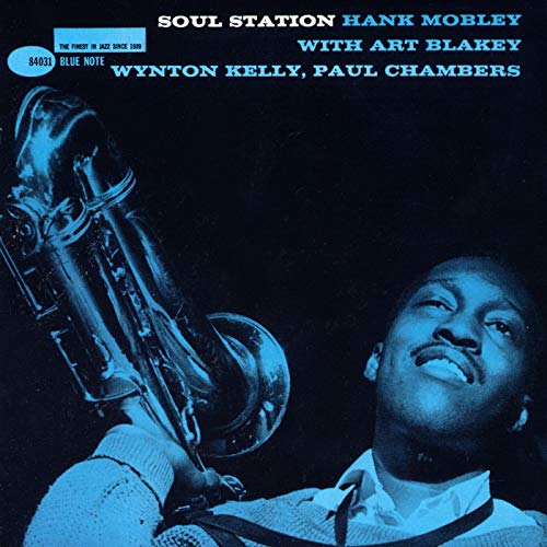 Blue Note album cover featuring Hank Mobley with a saxophone.