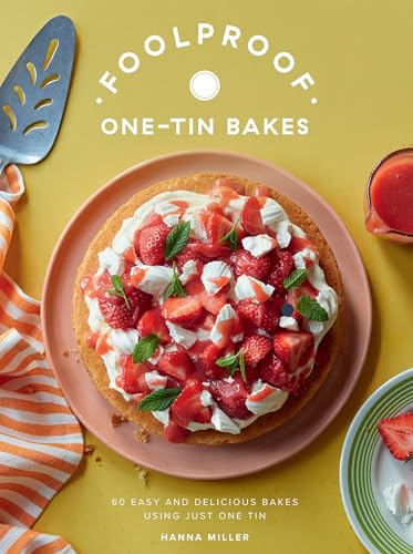 Book cover featuring a strawberry shortcake and baking tools on yellow.