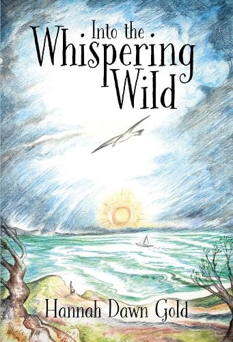 Painted book cover with ocean, sun, bird, and silhouetted figures.