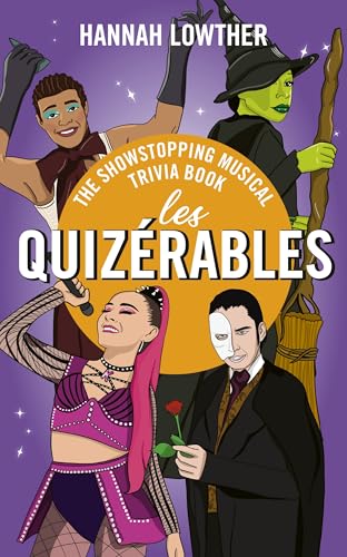 Book cover featuring illustrated characters from popular musicals.