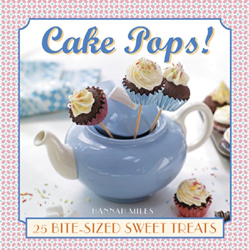 Book cover featuring decorated cake pops in a blue teapot.