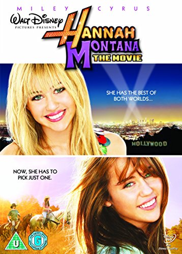 DVD cover for "Hannah Montana The Movie" featuring Miley Cyrus.