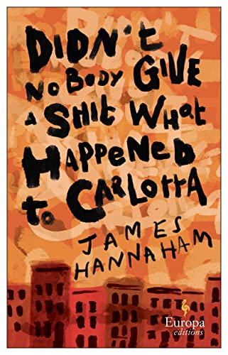 Book cover with bold, black text on an orange, textured background.