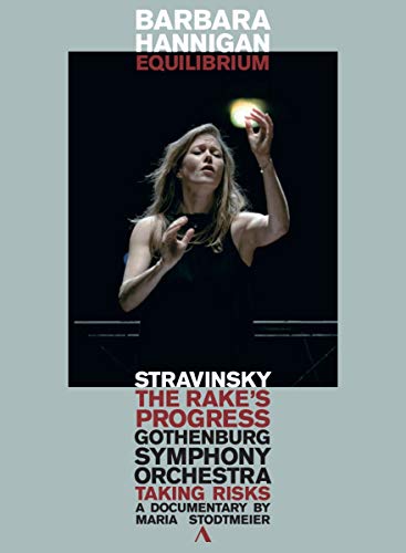 DVD cover featuring Barbara Hannigan holding a glowing orb, with text on a light blue background.
