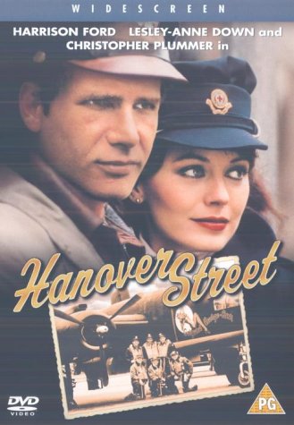 Hanover Street" DVD cover featuring Harrison Ford and Lesley-Anne Down.