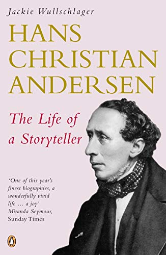 Book cover featuring a portrait of Hans Christian Andersen, biography.