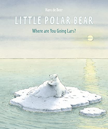 Book cover showing a small polar bear sitting on a floating ice floe.