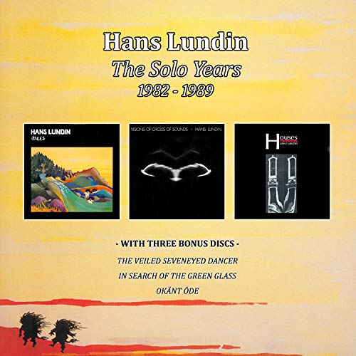 CD cover for Hans Lundin’s “The Solo Years 1982-1989” with album art.