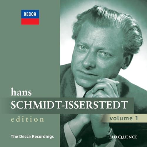 CD cover featuring a portrait of conductor Hans Schmidt-Isserstedt.