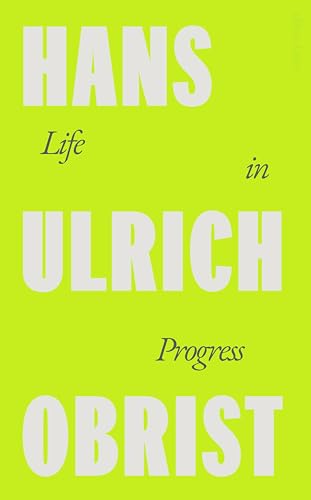 Book cover with large grey text on a bright lime green background.