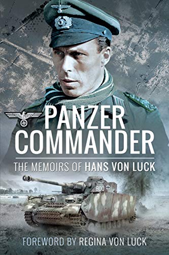 Book cover featuring a German officer in uniform above a tank on a battlefield.