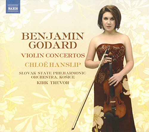 CD cover featuring violinist Chloë Hanslip holding a violin.