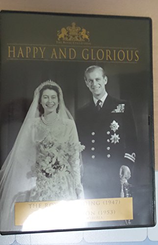 DVD case with black and white image of royal couple in formal attire.