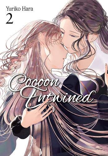 Manga cover art showing two women with long hair embracing closely.