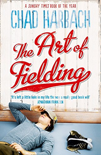 Book cover for The Art of Fielding showing a person lying down with headphones.
