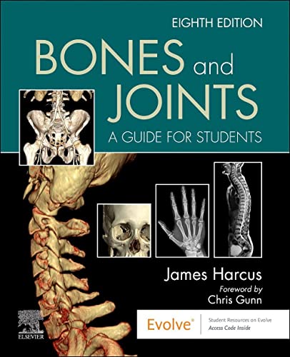 Textbook cover: "Bones and Joints," featuring anatomical illustrations.