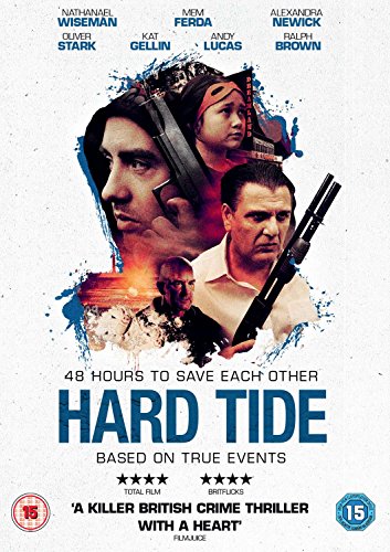 DVD cover for “Hard Tide” featuring cast portraits and action imagery.