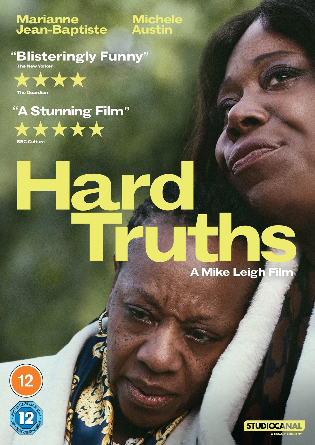 DVD cover for “Hard Truths” featuring two Black women in close-up.