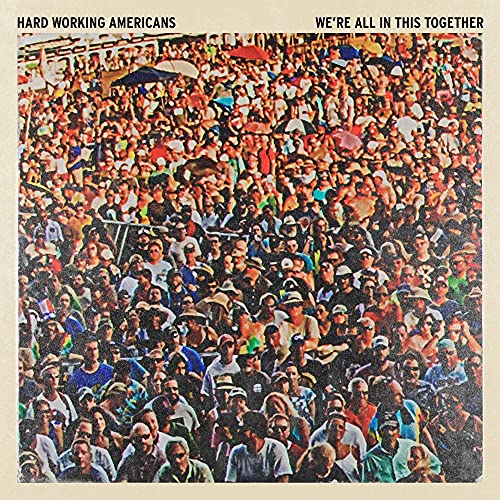 CD cover with a large, densely packed crowd of people.