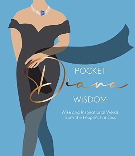 Illustration of a woman in a black dress and sapphire necklace on blue background.