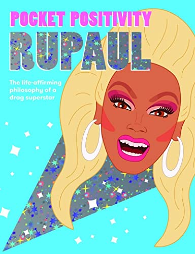Book cover featuring a colorful illustration of RuPaul with blonde hair.