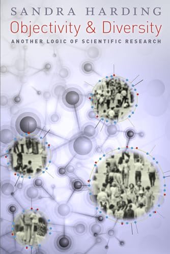Book cover for Objectivity and Diversity by Sandra Harding featuring a molecular network background.