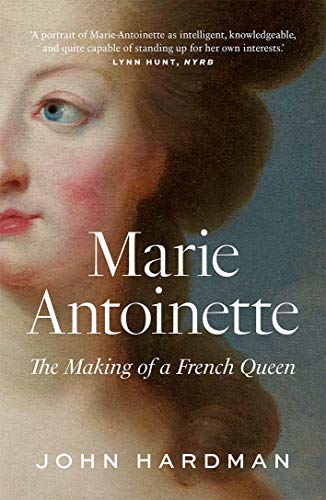 Book cover featuring a portrait of Marie-Antoinette with title and author text overlay.