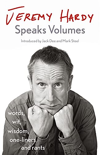 Book cover featuring a black and white portrait of comedian Jeremy Hardy.