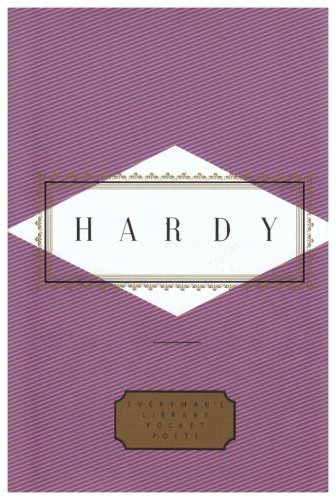Purple book cover with “HARDY” in white, part of Everyman’s Library Pocket Poets.