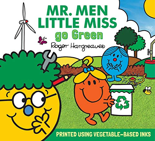 Mr. Men and Little Miss characters promoting environmental themes.