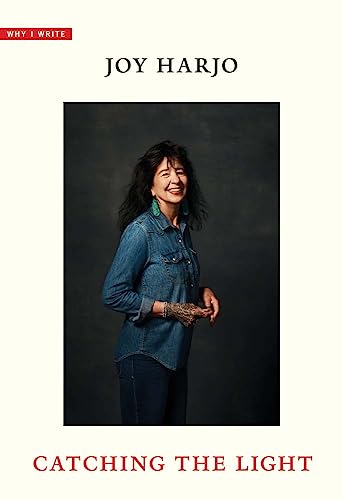 Book cover featuring Joy Harjo in a denim shirt, smiling slightly.