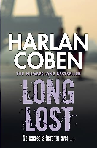 Book cover of Long Lost by Harlan Coben featuring a blurred Eiffel Tower background.
