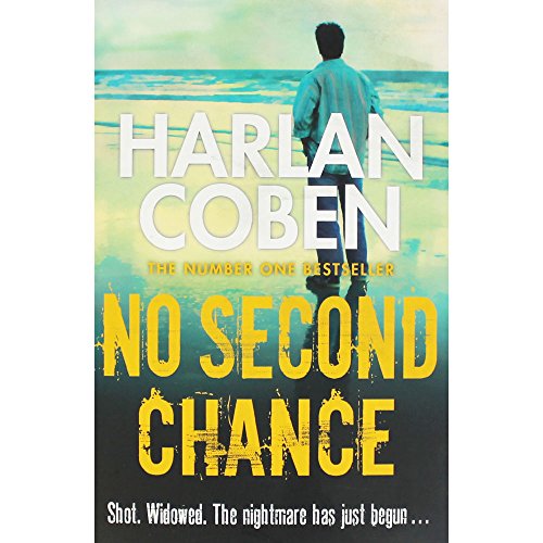 Book cover showing a man standing on a beach with large yellow text title.