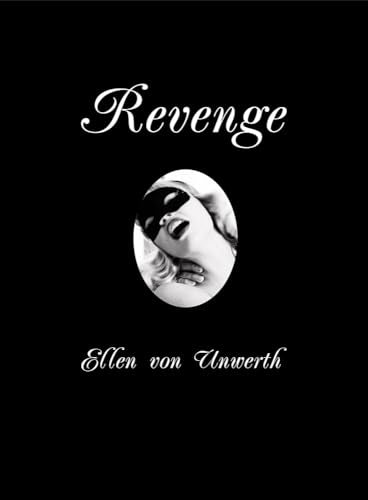 Black and white book cover featuring a masked woman in an oval frame.