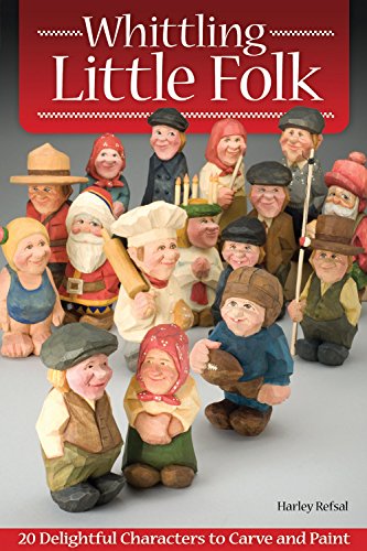 Book cover featuring a group of small, hand-carved and painted wooden figures.