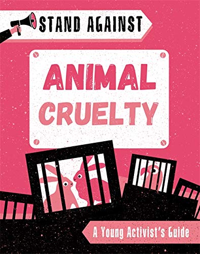 Book cover with "Animal Cruelty" text and illustrations of caged animals.
