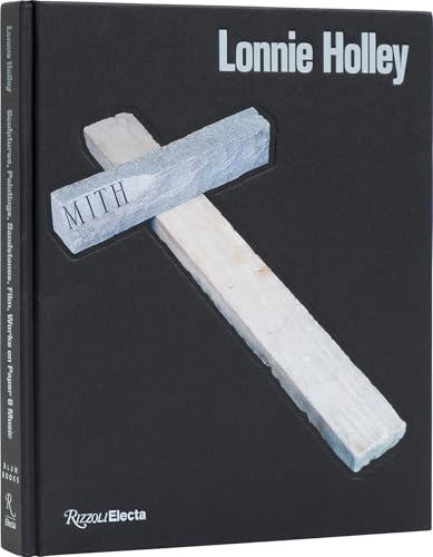 Book cover for “Lonnie Holley” featuring stone sculpture resembling a cross.