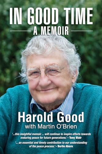 Book cover featuring a portrait of Harold Good wearing a teal sweater and glasses.