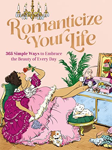 Book cover with illustration of a woman reclining with cats.