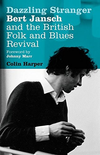 Book cover featuring a black and white portrait of musician Bert Jansch.