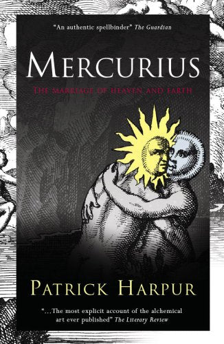 Book cover featuring an alchemical illustration of a sun-headed figure embracing a moon-headed figure.