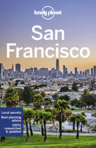 Lonely Planet San Francisco travel guide cover with city skyline.