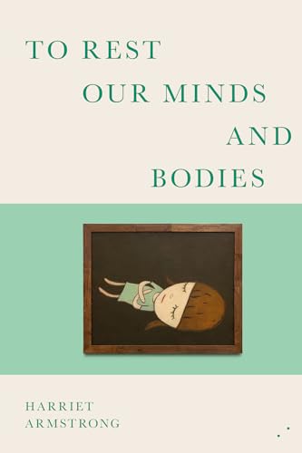 Book cover with green text and a framed illustration of a sleeping girl.