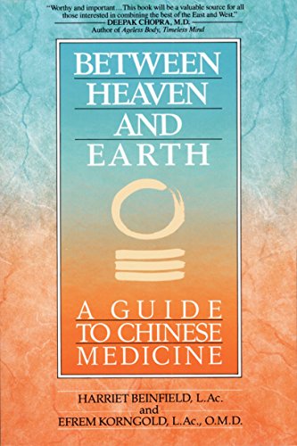 Book cover titled Between Heaven and Earth with a blue and orange gradient background.