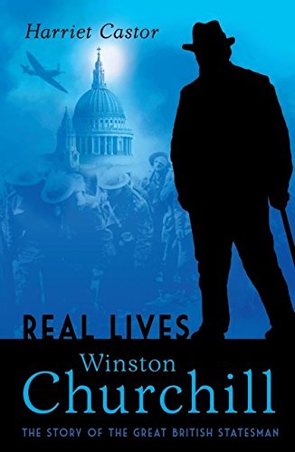 Book cover featuring a silhouette of Winston Churchill and London landmarks.