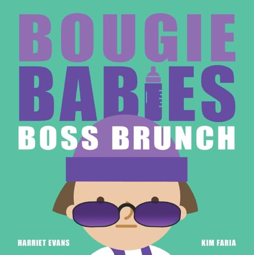Book cover with cartoon baby wearing sunglasses and a purple hat.