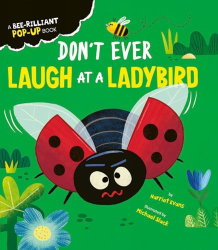 Children’s pop-up book cover featuring a red ladybird and a bee.