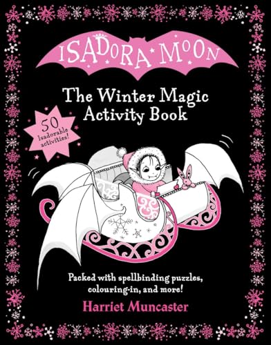 Isadora Moon activity book cover featuring a fairy riding a bat.