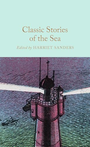 Book cover titled Classic Stories of the Sea featuring a lighthouse illustration over water.