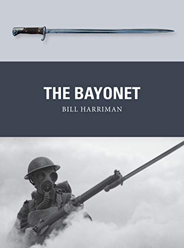 Book cover showing a bayonet above the title and a soldier in gas mask.